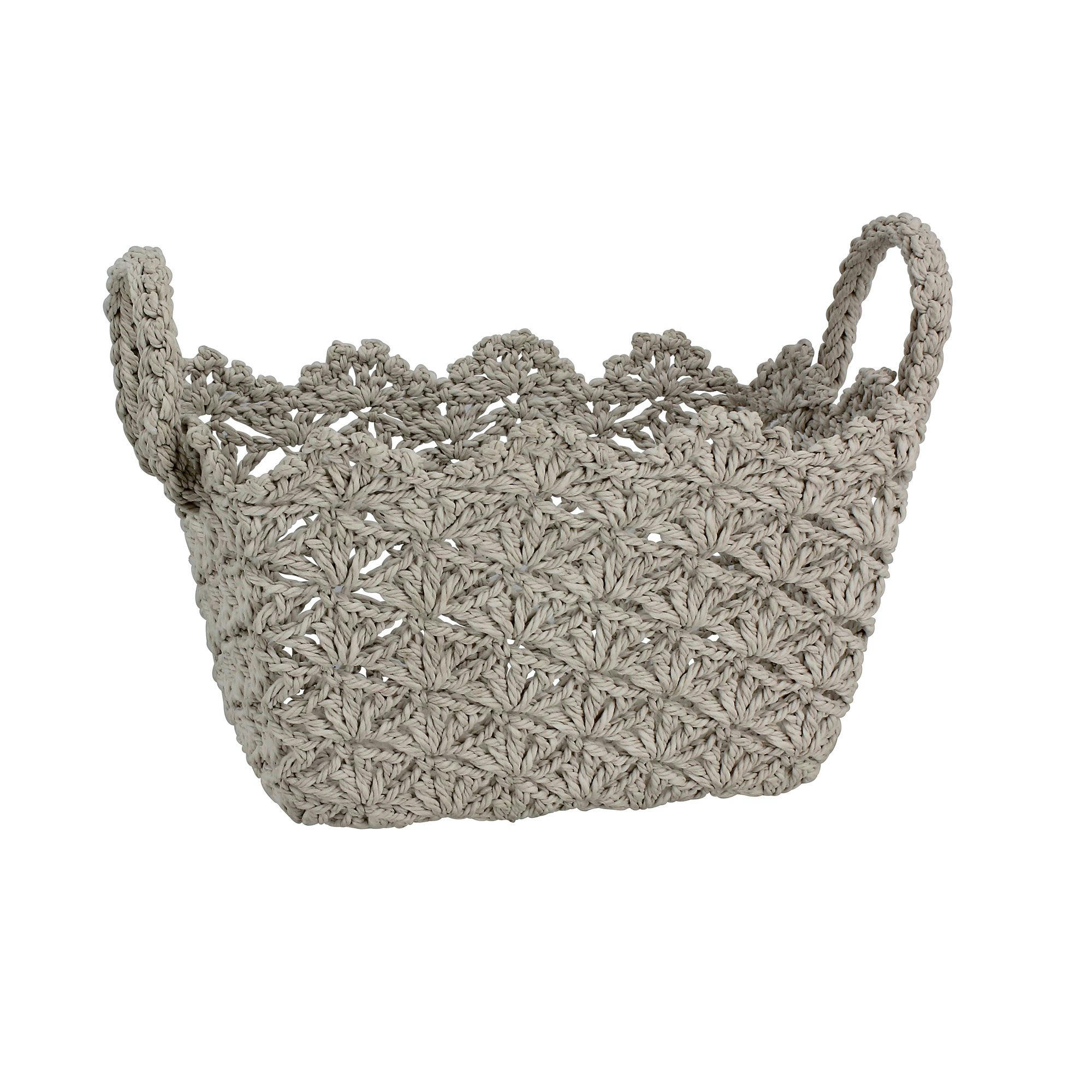 LEA - Panier en crochet rigide