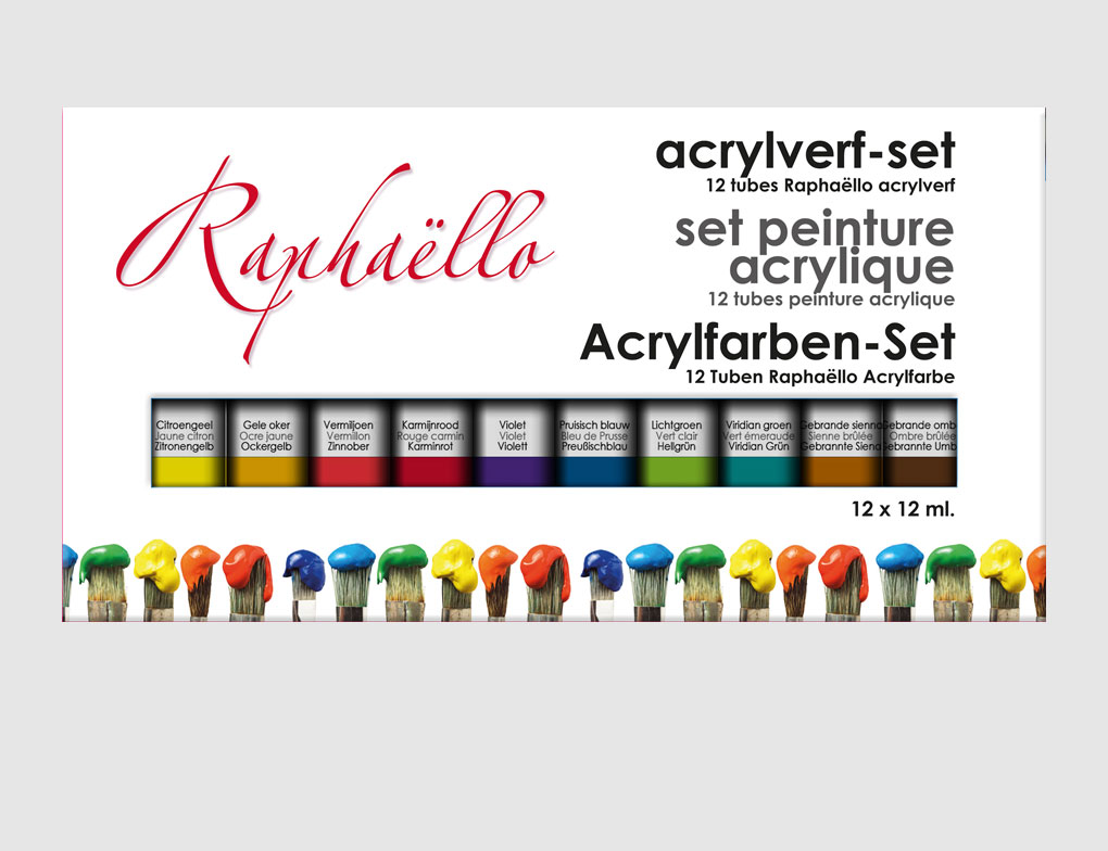 Acrylfarbenset 12 Farben