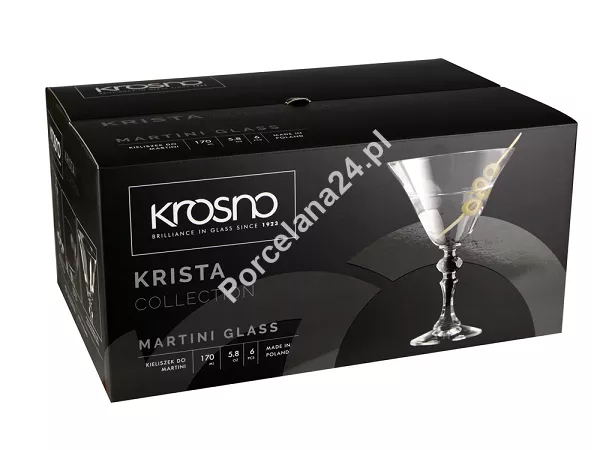 Kpl. kieliszków do martini 170 ml (6 szt) Krosno - Krista 6030