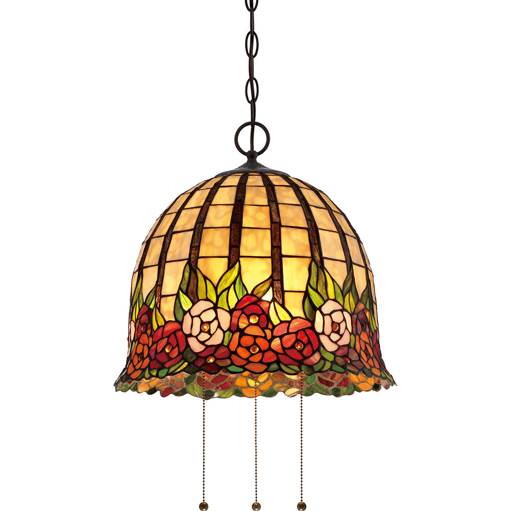 Lampa wisząca imperialny brąz Rosecliffe 3xE27x60W Quoizel