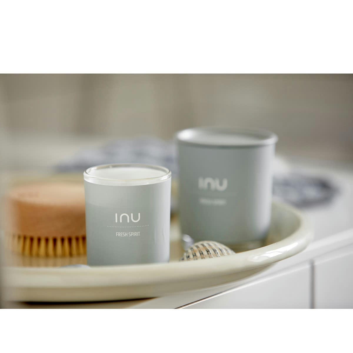 INU - Bougie parfumée cire naturelle vert