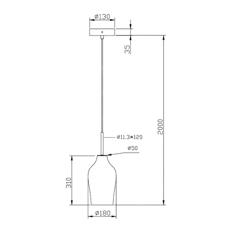 Hängeleuchte Stintino