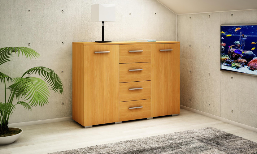 Komoda szafka HELENA 120cm 2D4S OLCHA 4 szuflady