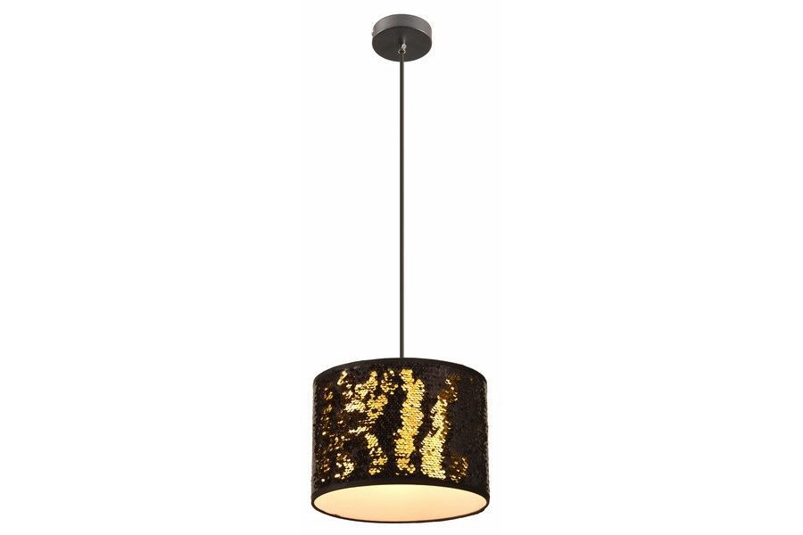 Lampa wisząca czarna Crazy 1xE27x60W wym: 100x25x25 cm Reality