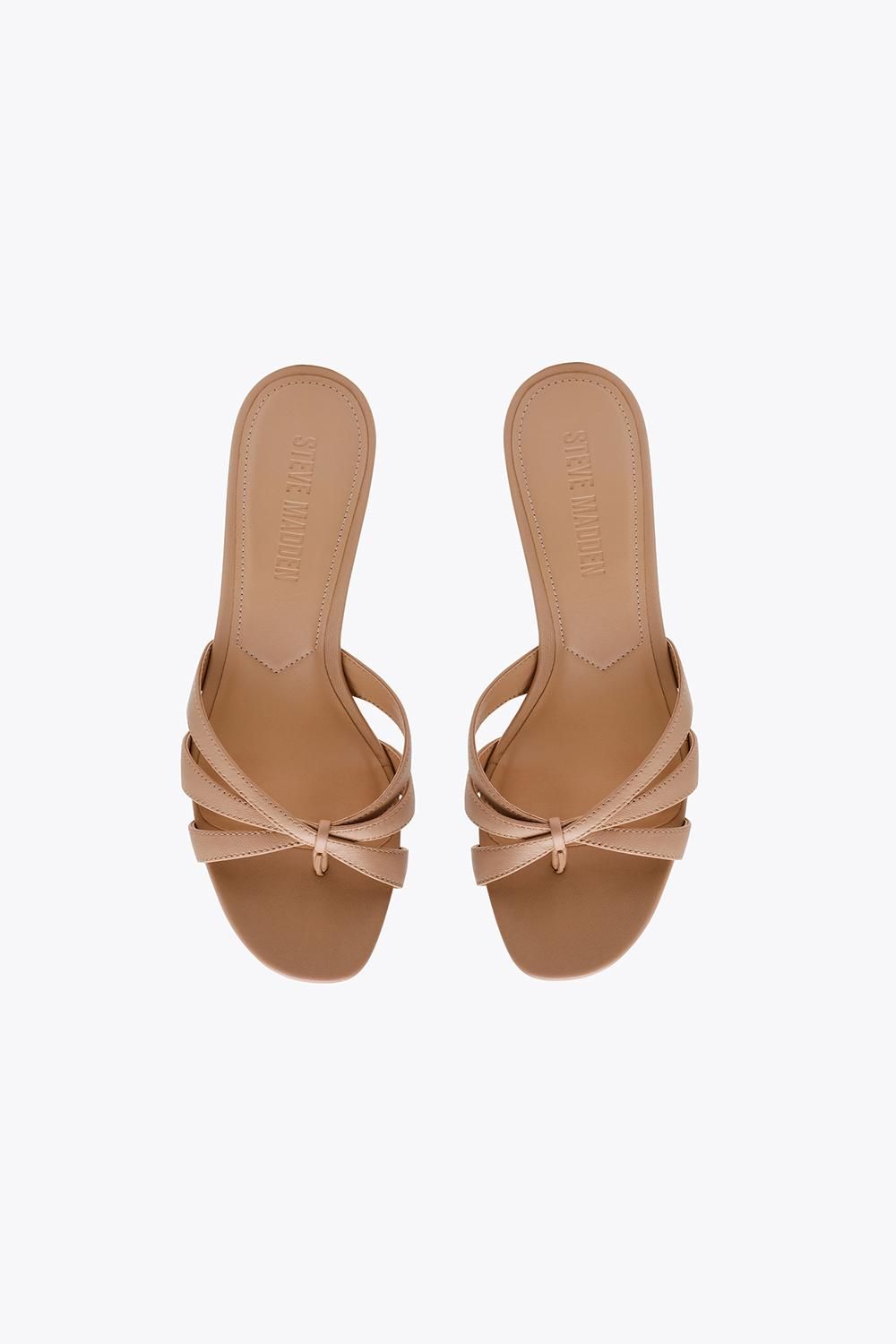 STEVE MADDEN Cary Tan' Leather Sandals