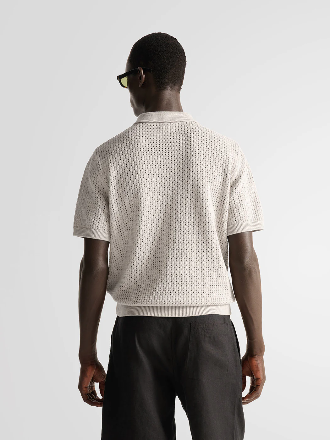 Polo en maille ajourée - L'atelier