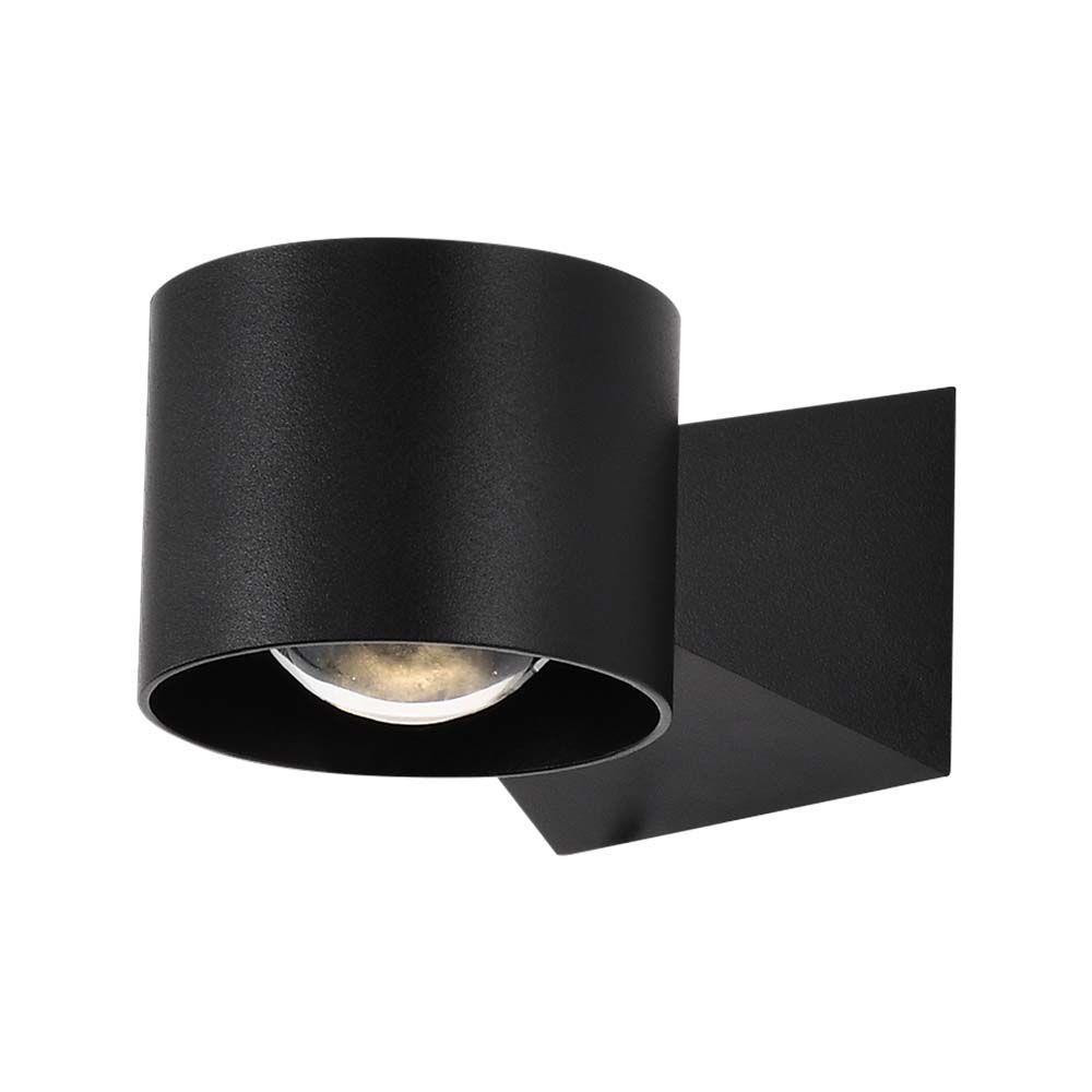 Kinkiet VT-1179czarny LED 1x5W 465lm wym:9,5x14,5x7,5cm IP65 V-TAC