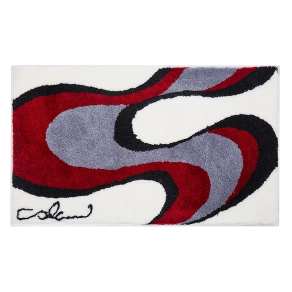 Badematte »Colani 11«, BxL: 70 x 120 cm, weiß, aus 100% Polyacryl