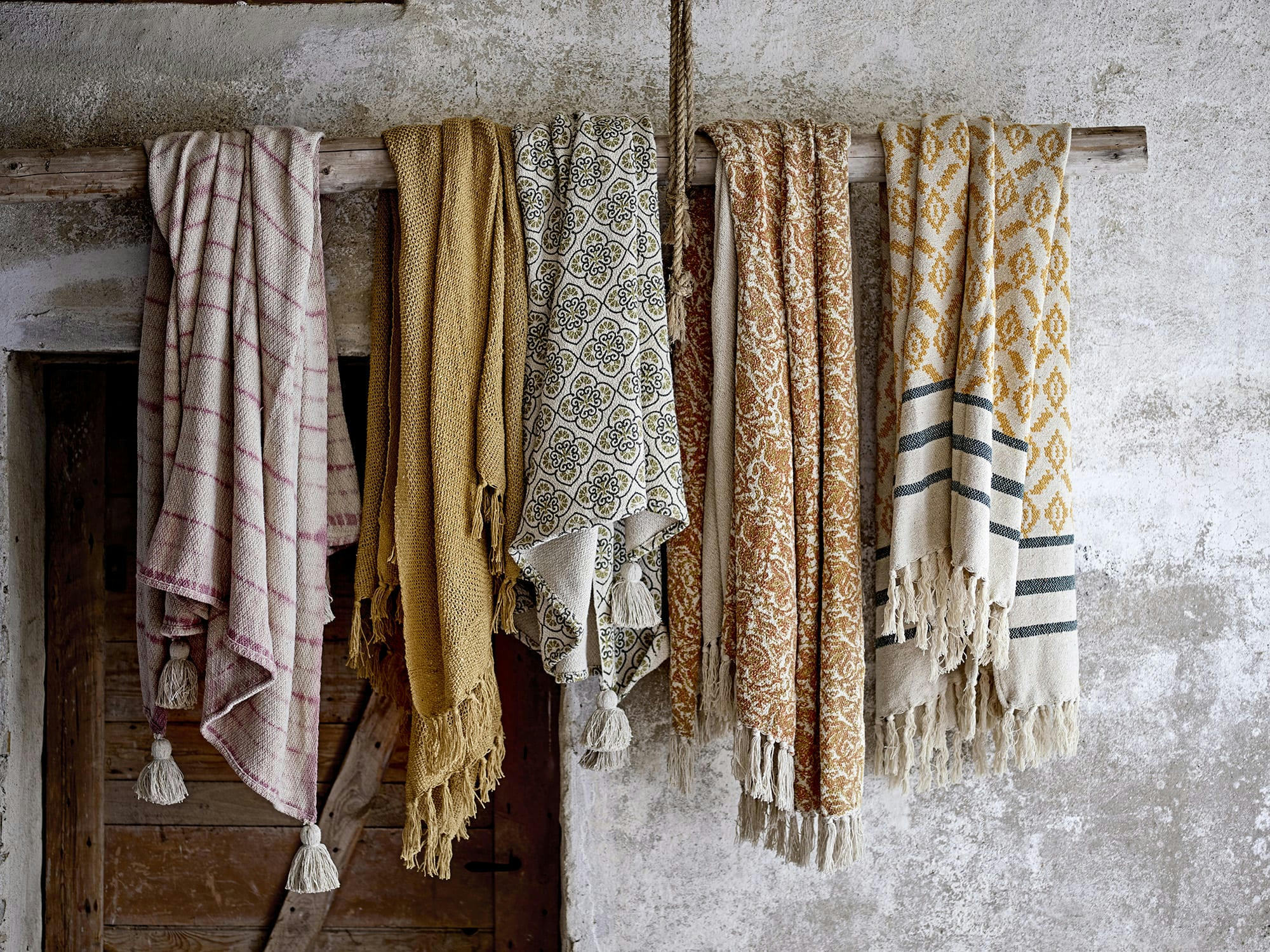 UN JOUR UN DESERT - Plaid Rudra en coton recyclé 130x160cm