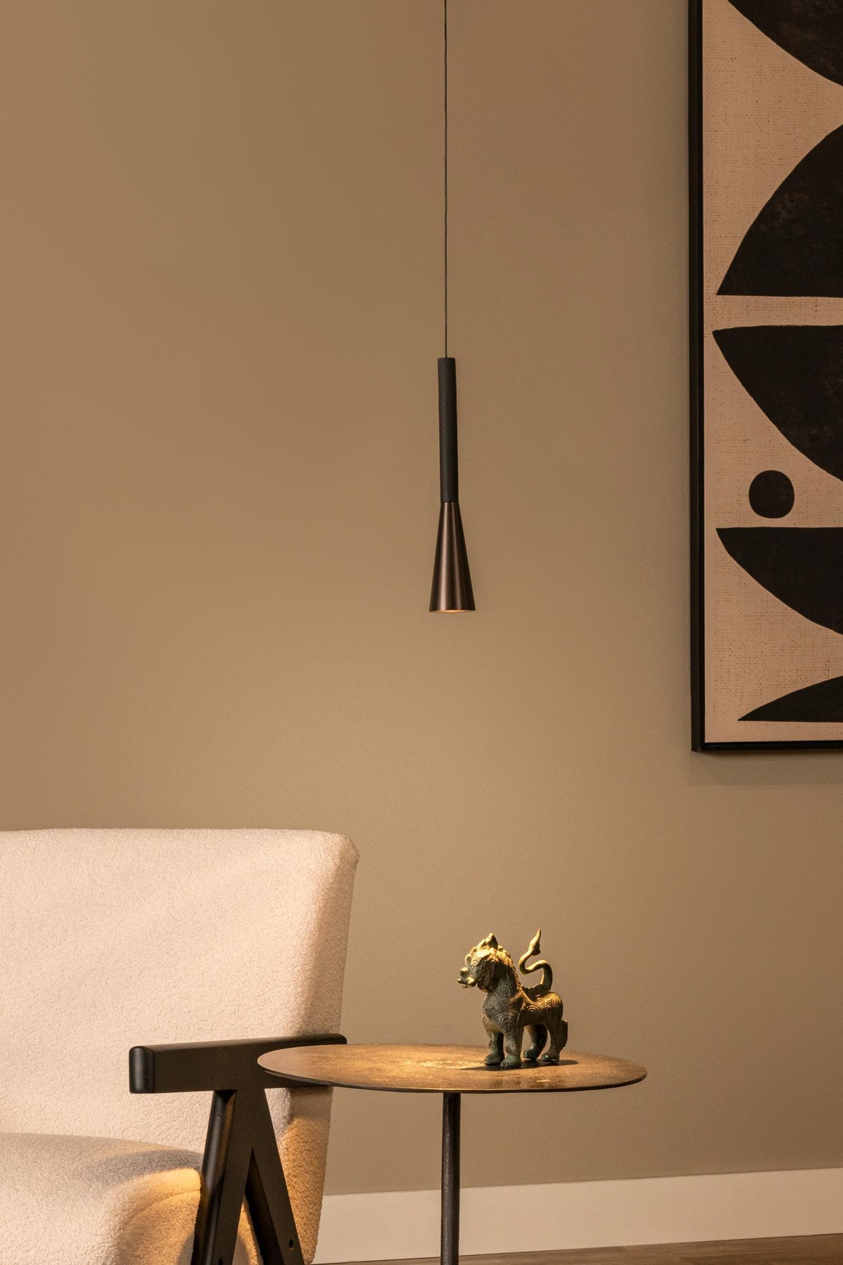 Lucide hanglamp JOAKIM - Geïntegreerde LED - Koffie