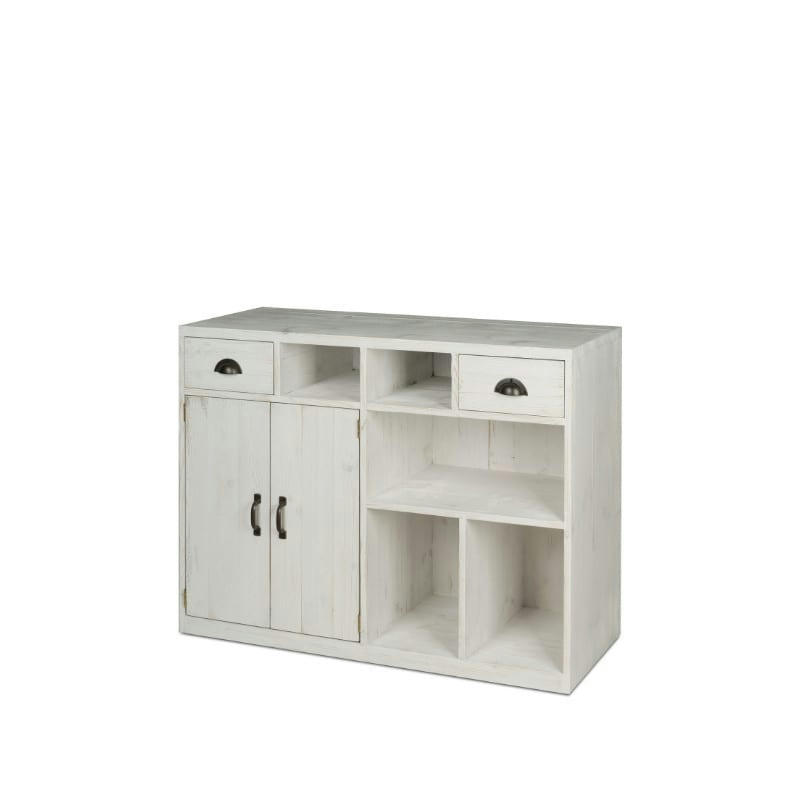 - Comptoir de magasin 2 portes 2 tiroirs bois massif