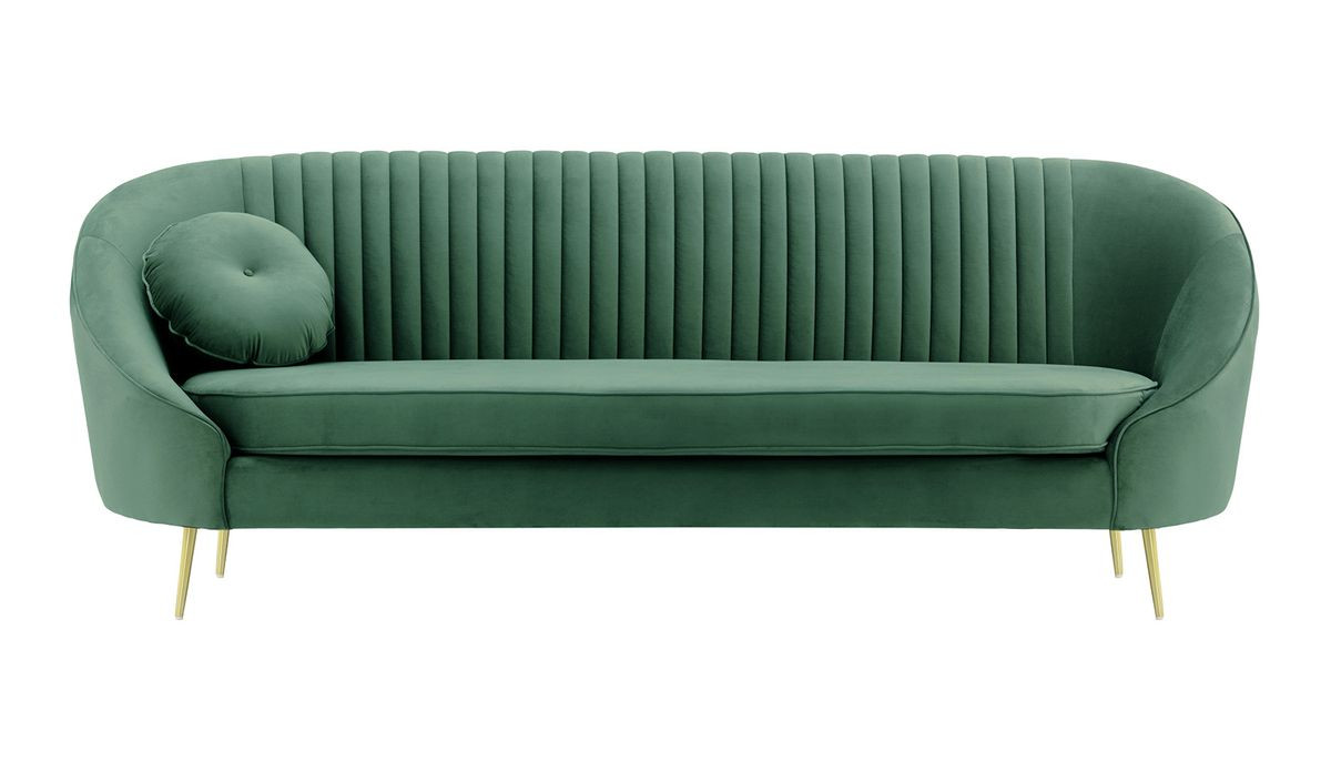 Sofa trzyosobowa Kooper z przeszyciami-Velluto 12