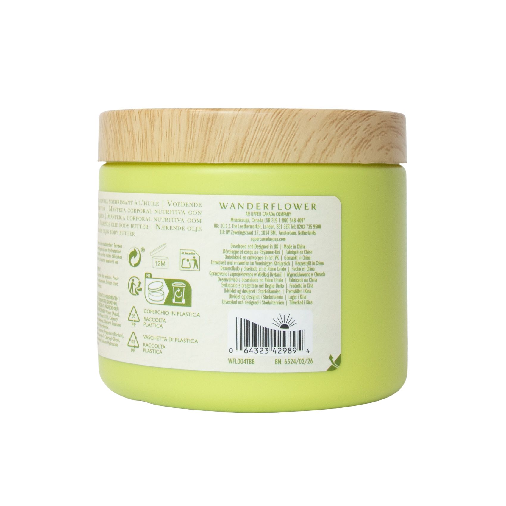 Wanderflower Essence Of Thailand Nourishing Oil Body Butter 400g