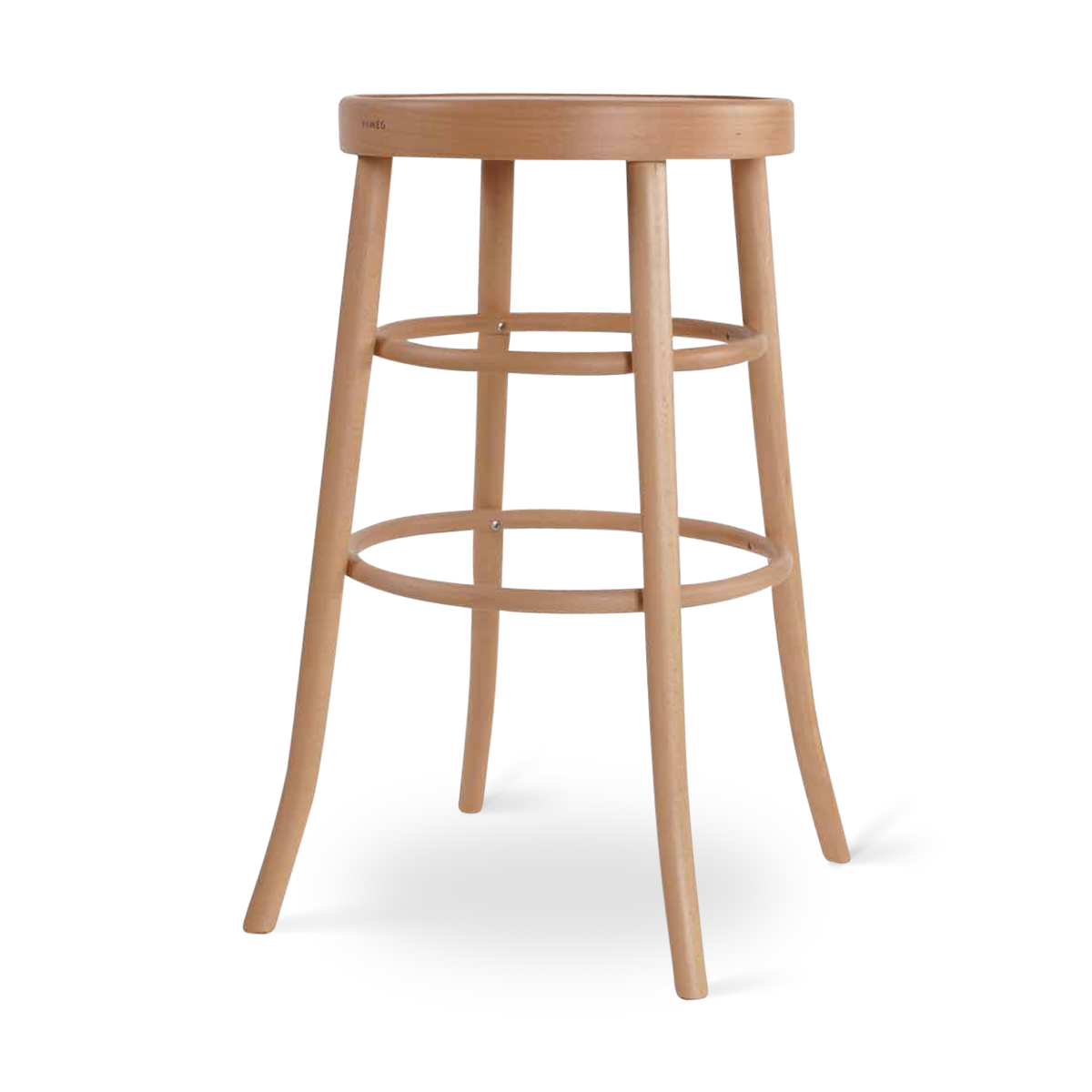 Fameg Lauren houten barkruk naturel - 75 cm