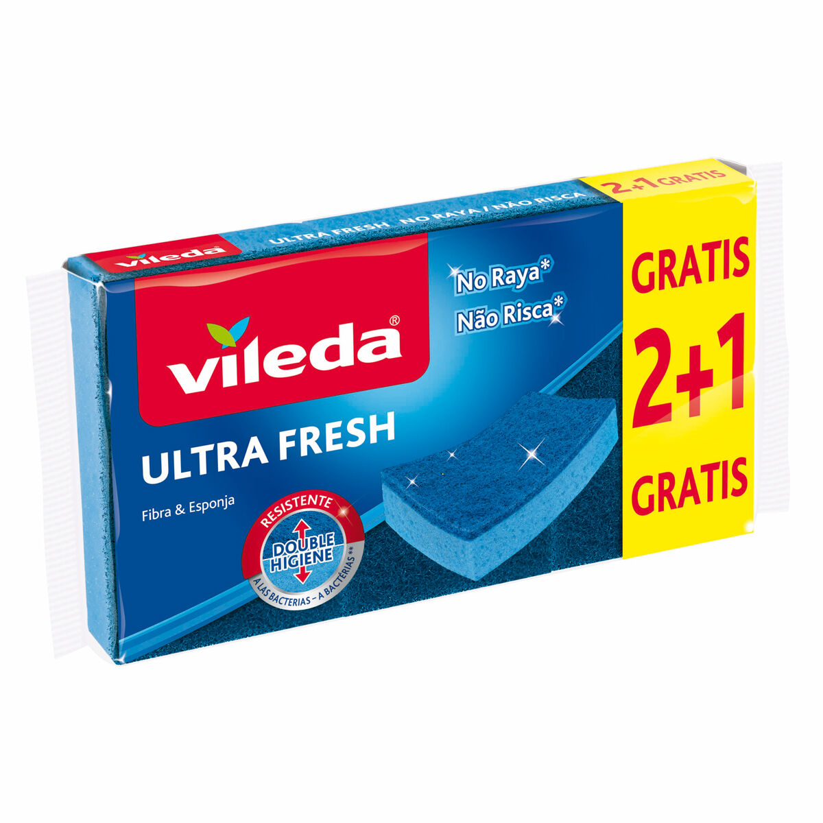 Esfregão ultrafresh não risca 2 1 VILEDA