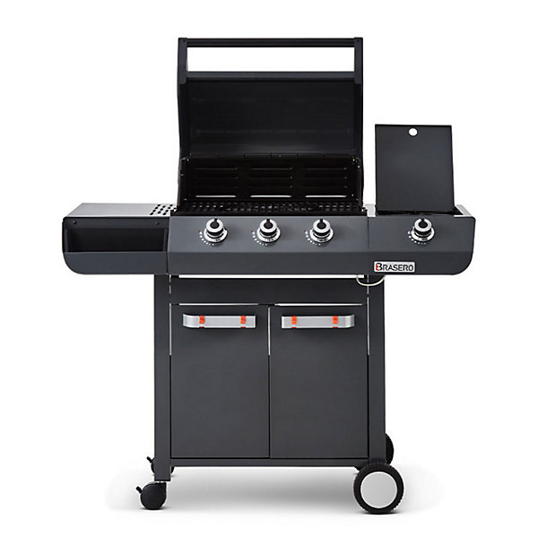 Barbecue gaz Emma 3 feux   SideSwitch Grid   Tapis inclus11,95 kW