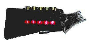 Allen Hunting 5-Shell Shotgun Butt Shell Holder, Black