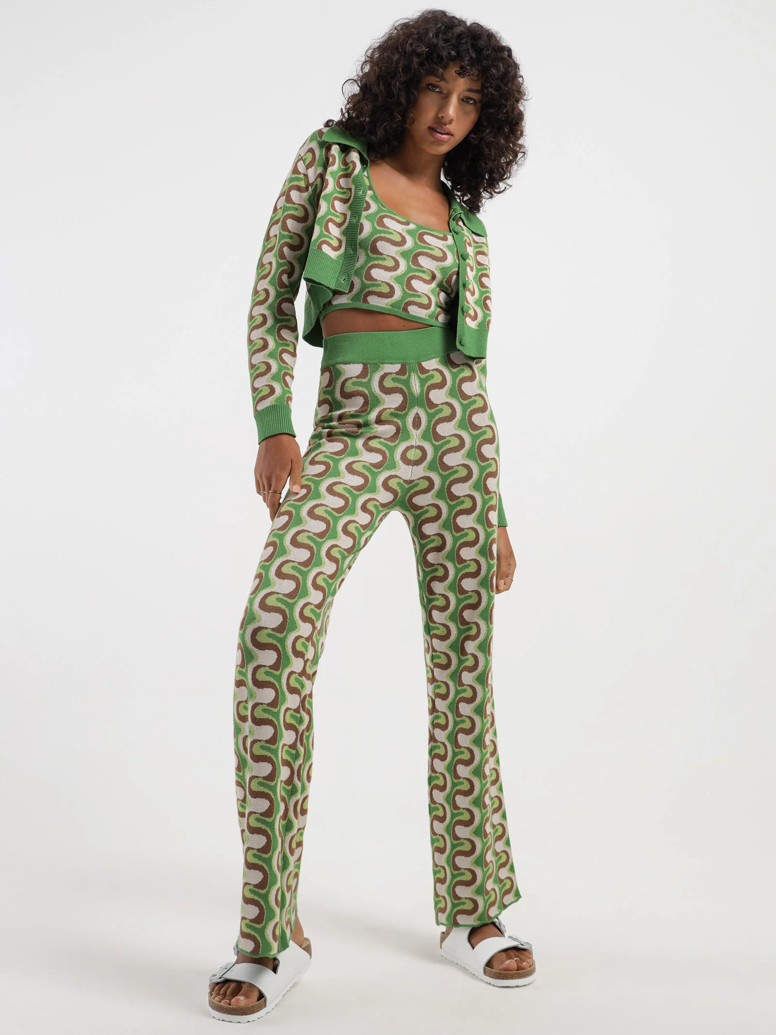 Twisty Turn Knit Pants