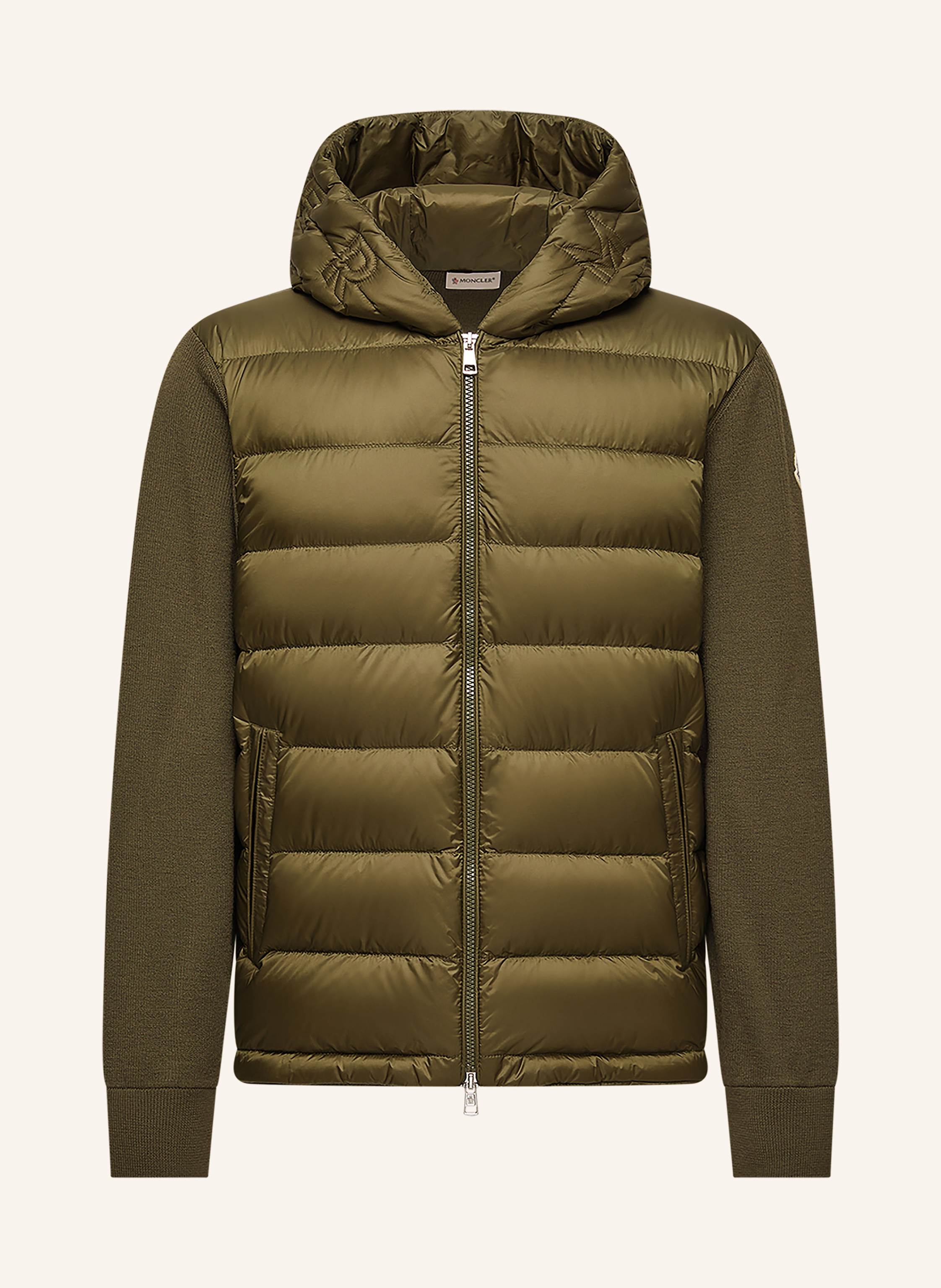 MONCLER Daunenjacke im Materialmix
