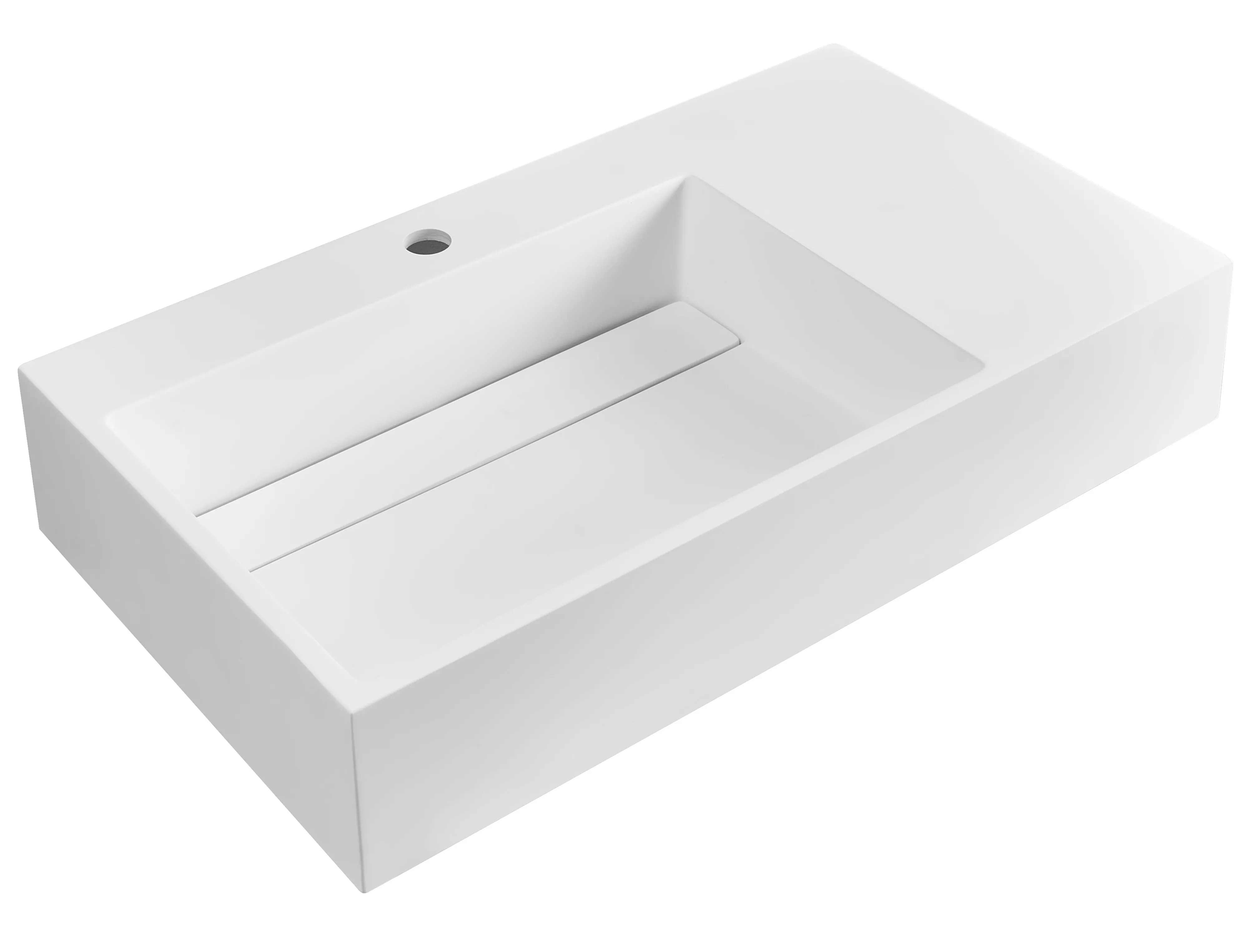 Wall Hung Basin CUSCO 1500 x 480 mm Mineral Cast White