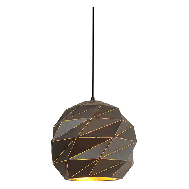Lampa wisząca Palermo stalowa szara