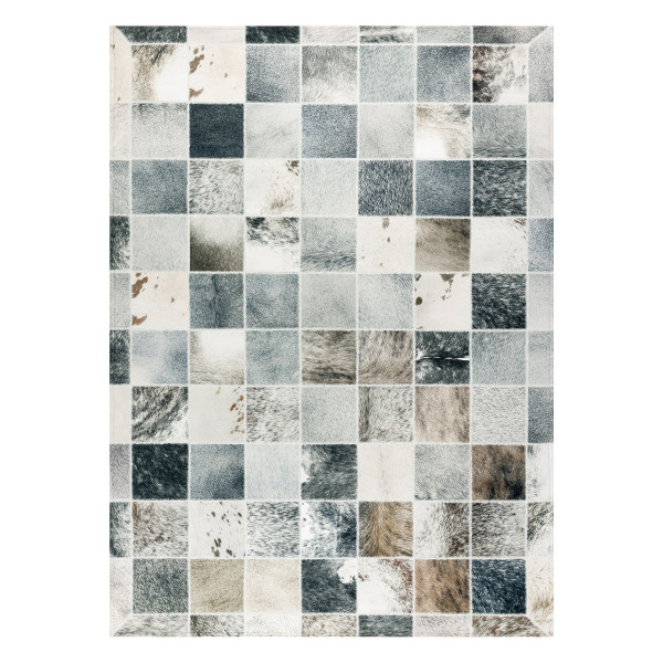 Dywan PATCHWORK 21716 beż - Skóra bydlęca 120x170 cm