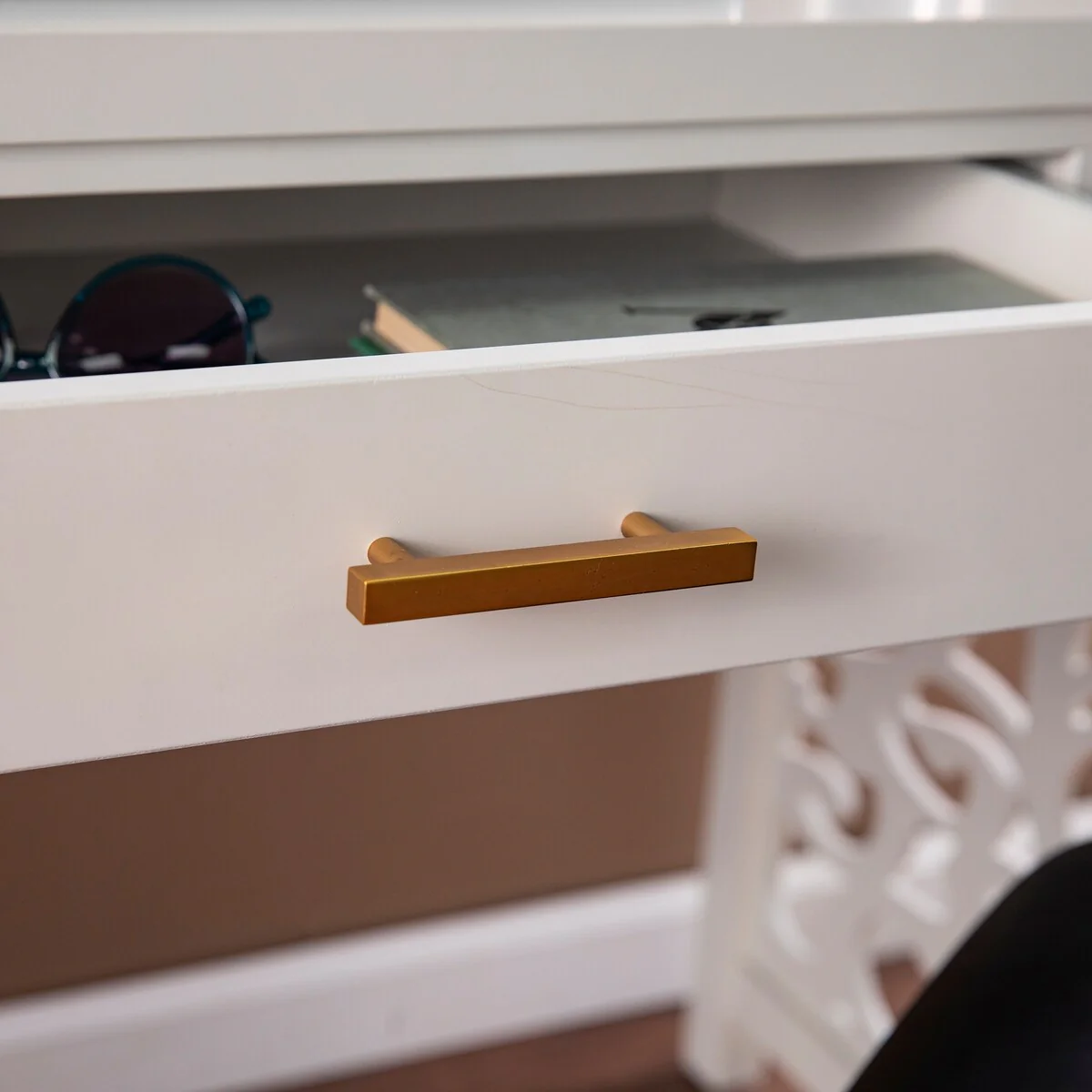 Modern Simple Style Office Desk,Writing Desk w/ Storage