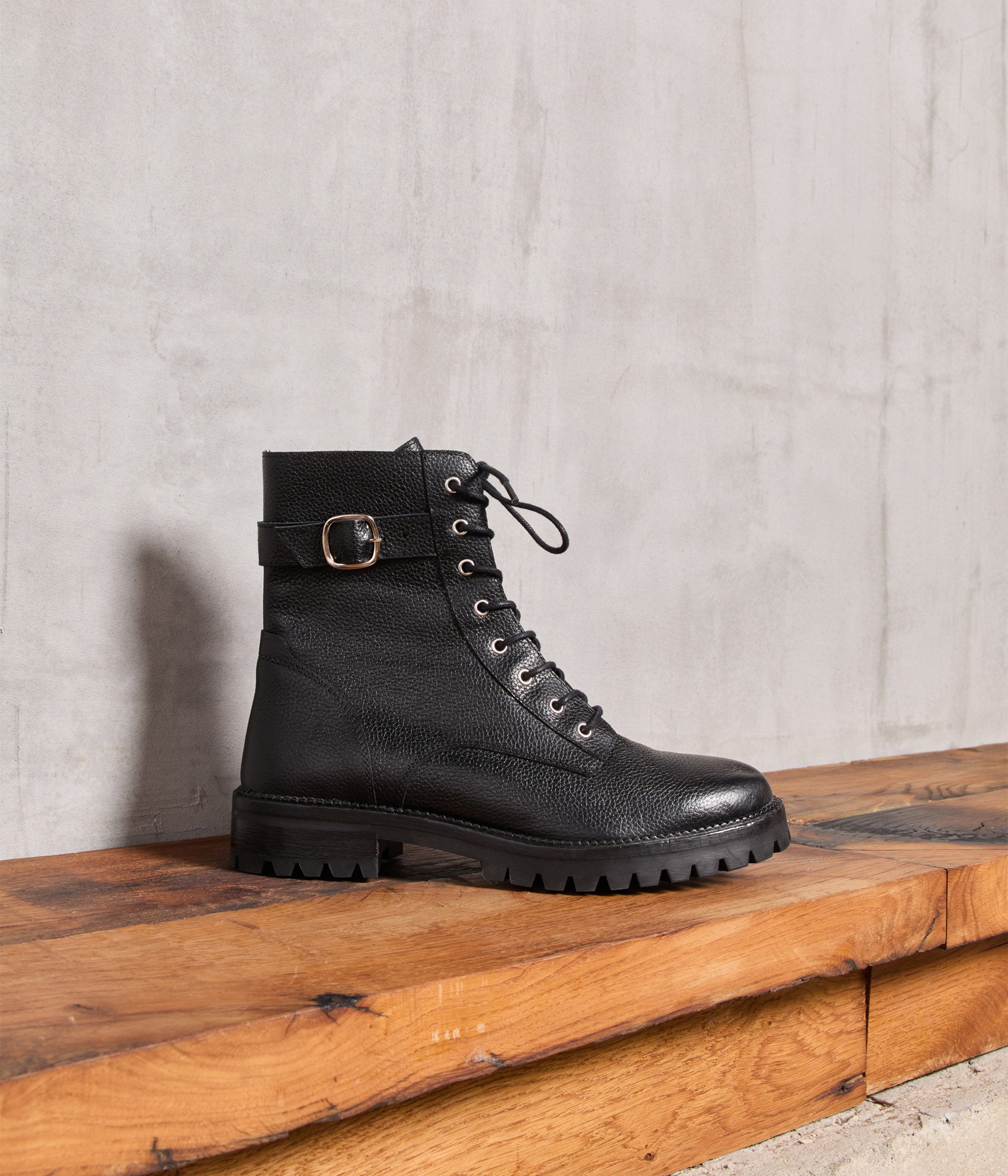 Boots lacets noires Britany