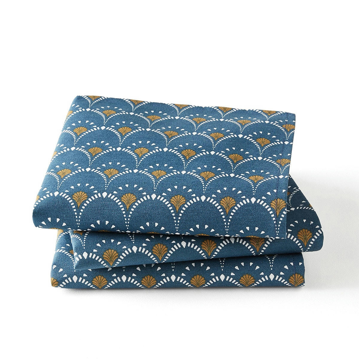 Lot de 3 serviettes de table imprimées Mina