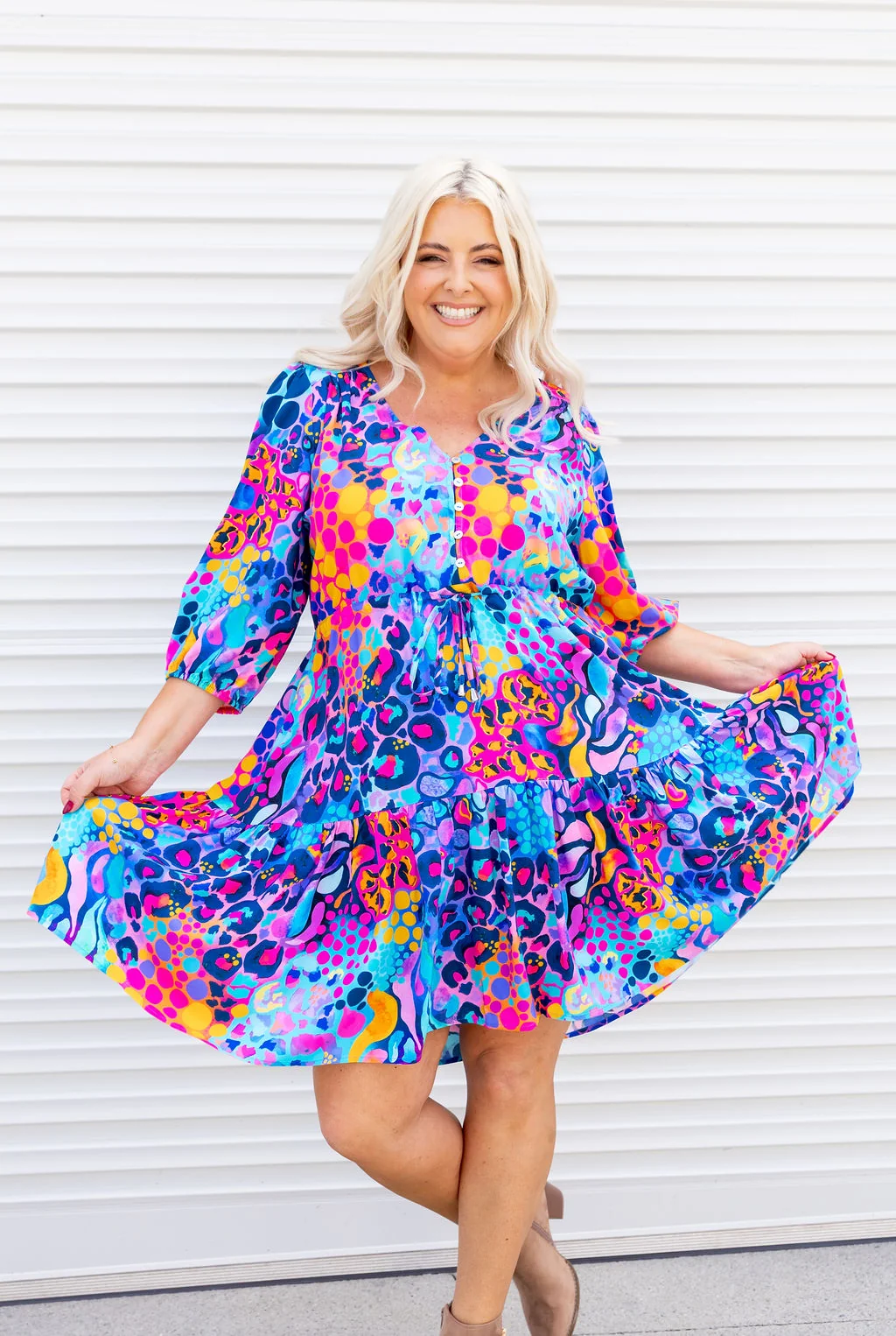 Ziggy Dress in Remix by Kasey Rainbow