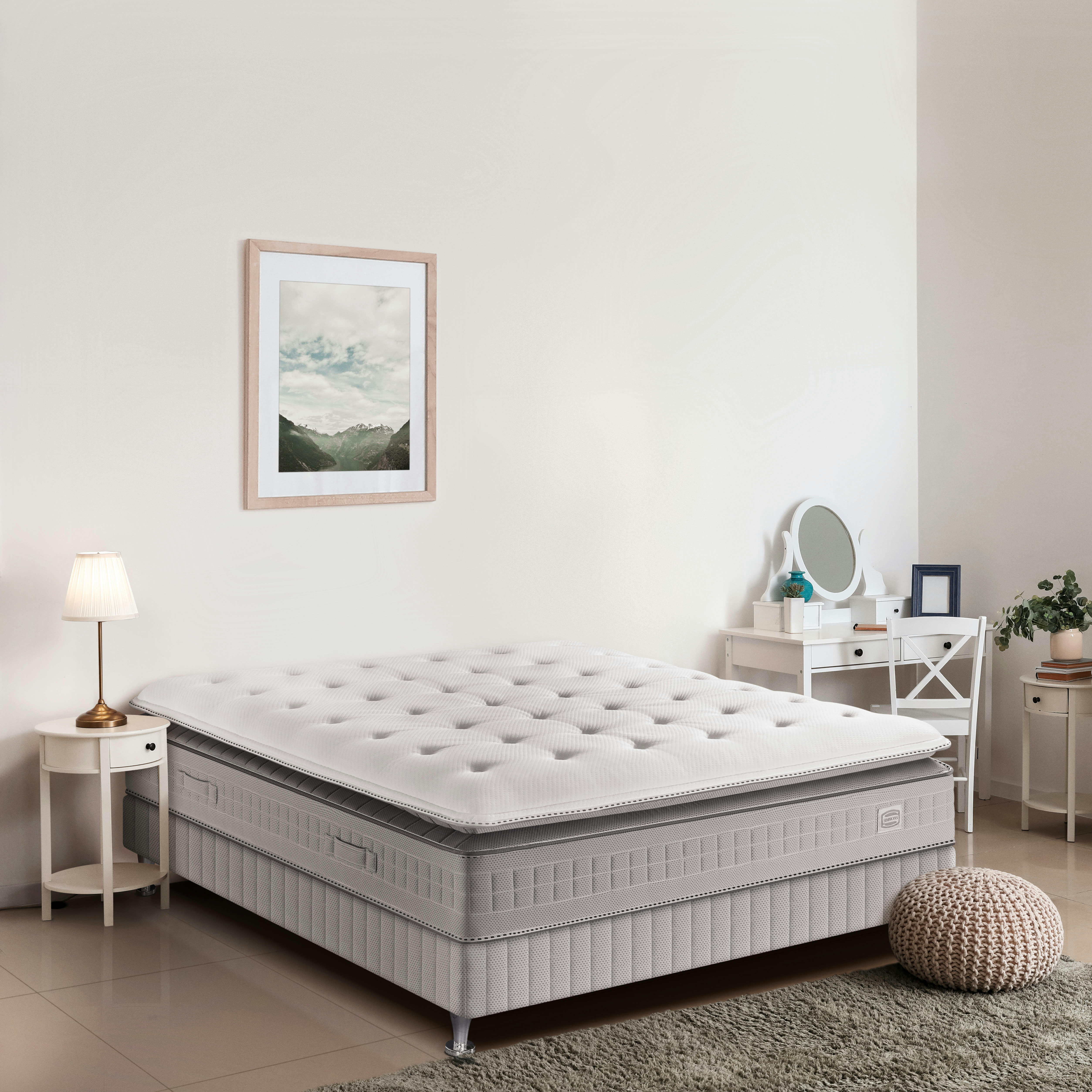 EXTENSION - Matelas EXTENSION 180x200, ressort ensachés, ferme, H29