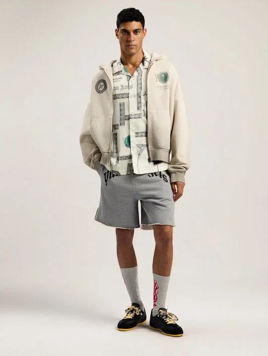 Dollar Zipped Loose Hoodie