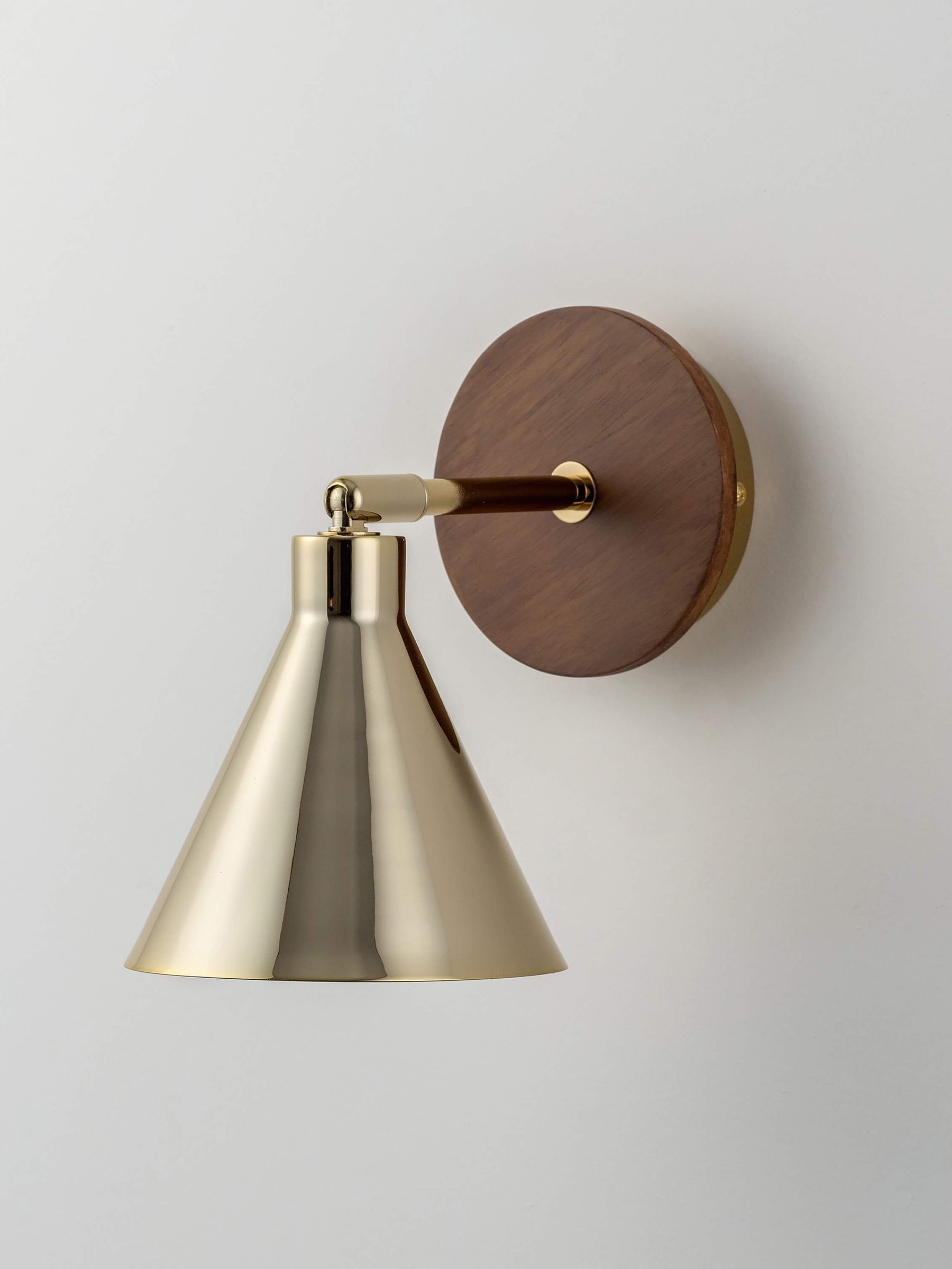 Houseof. Brass Cone Wall Light