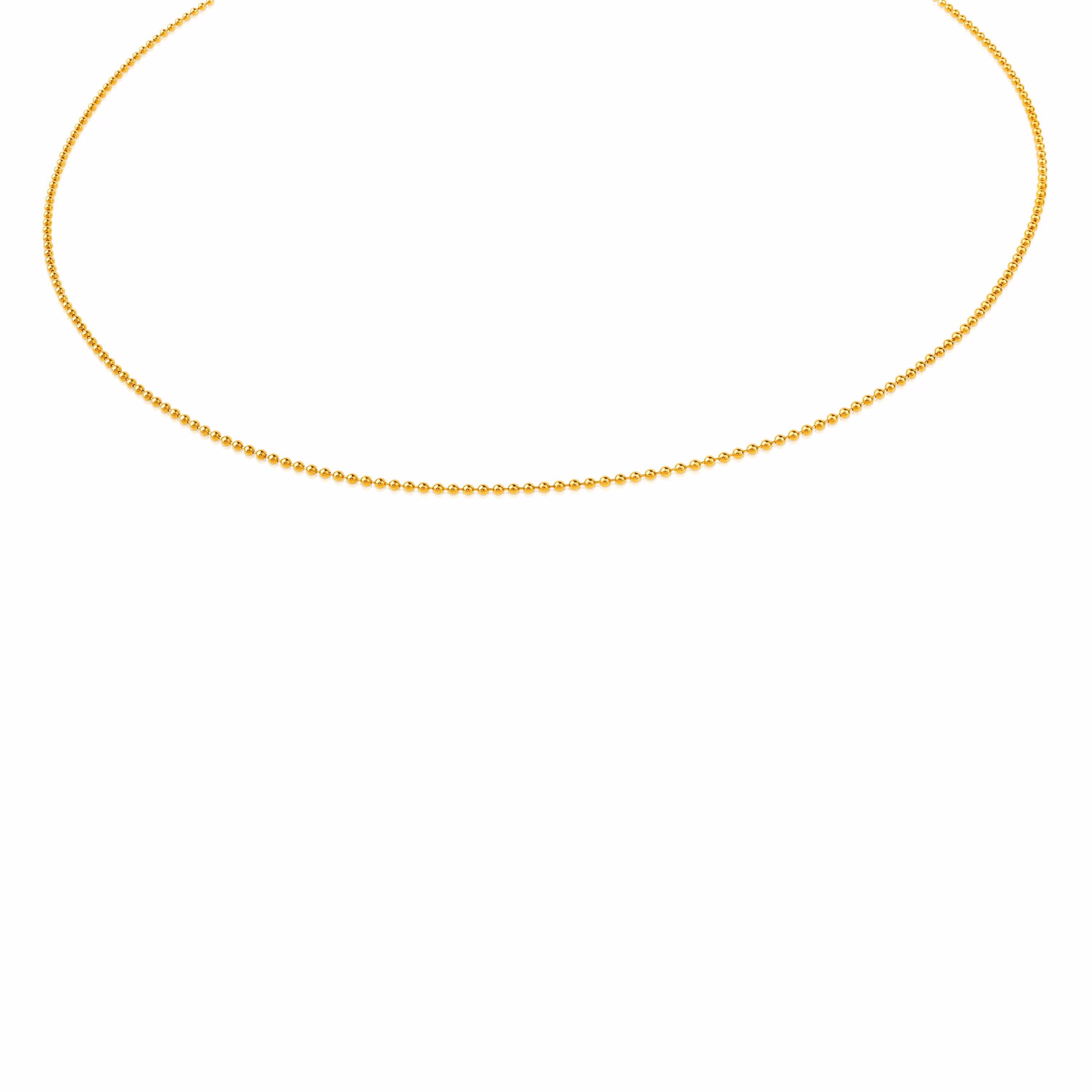 Gargantilla de oro de bolas de 1,2 mm, 45 cm TOUS Chain