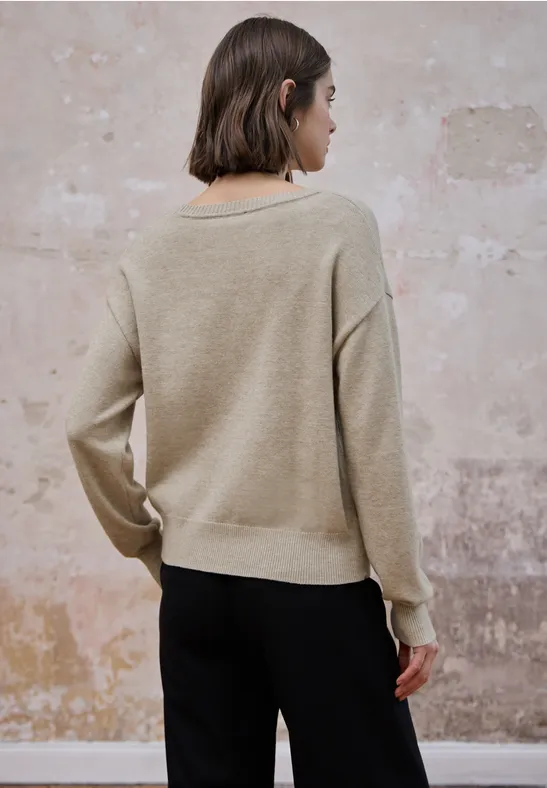 Pullover mit Leo-Wording