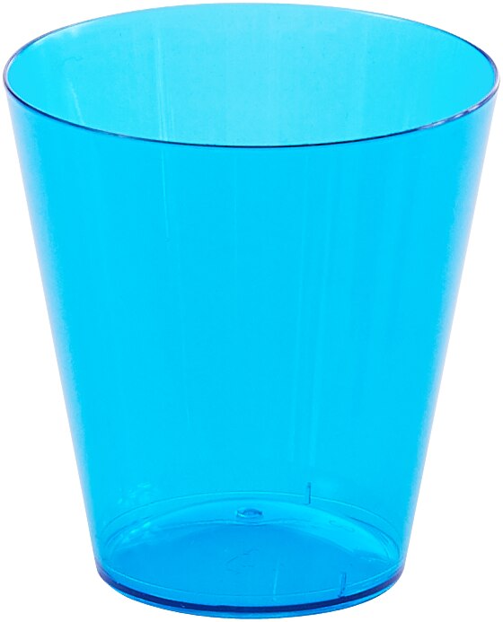 Big Party Pack Plastic Two-Part Shot Glasses, Neon Colours, 2-oz, 100-pk, for New Year's Eve/Graduation/Christmas/Birthday Party