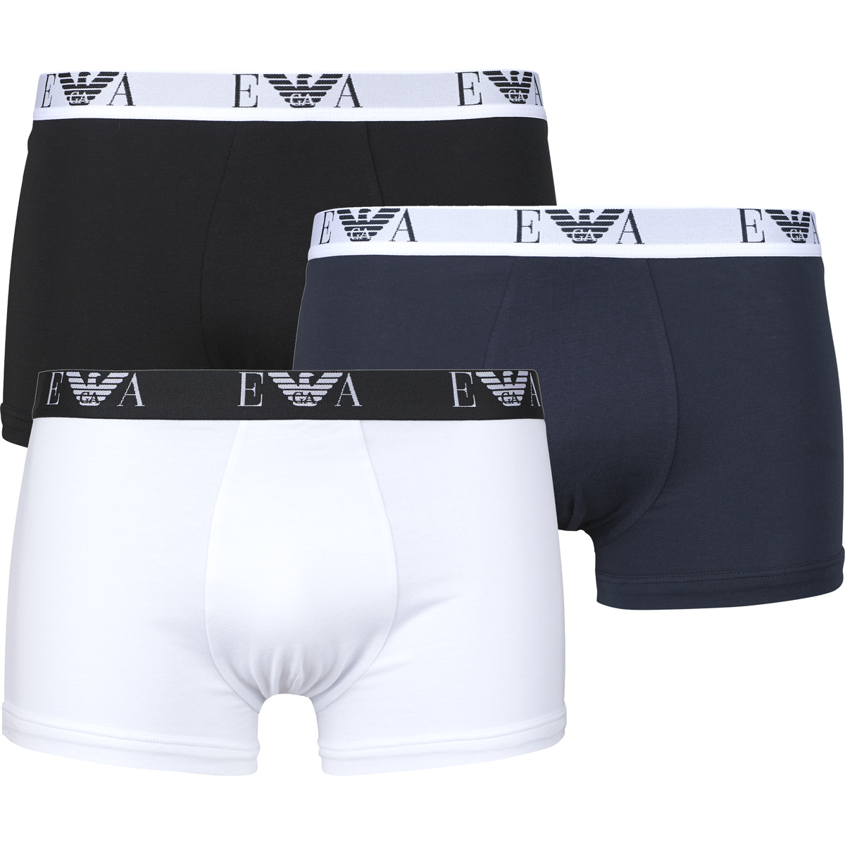 Emporio Armani - EM000259 PACK DE 3 - White / Black / Marine