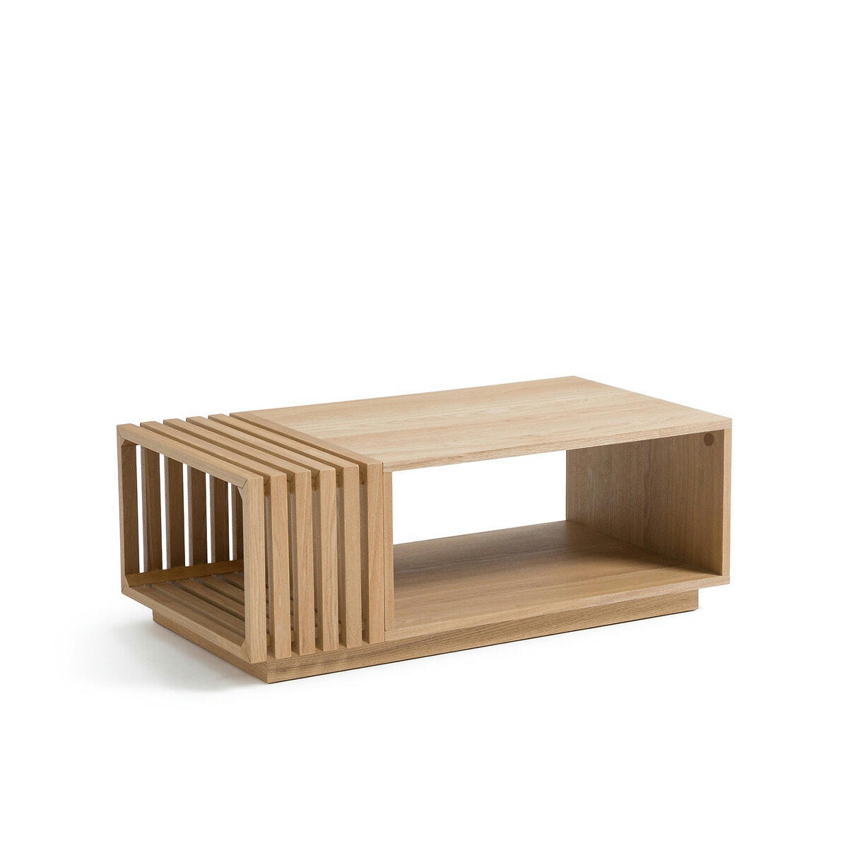 Table basse plaqué frêne, Theonie