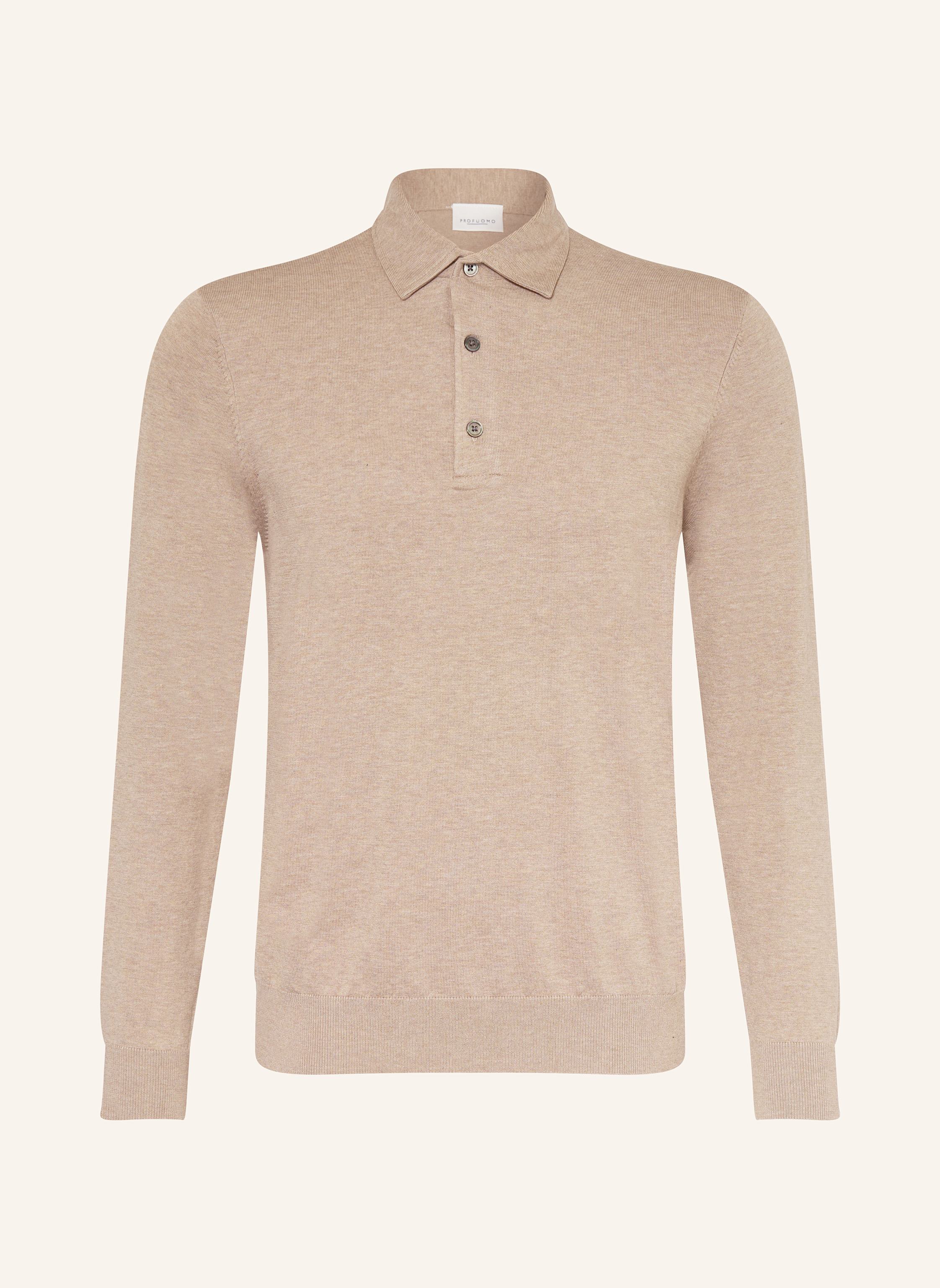 PROFUOMO Strick-Poloshirt