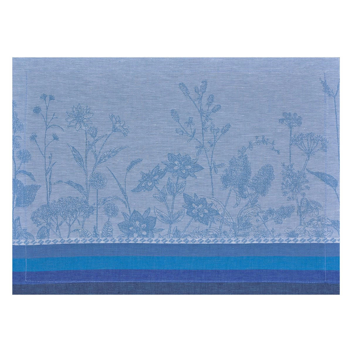 INSTANT BUCOLIQUE - Serviette en lin bleuet 58 x 58