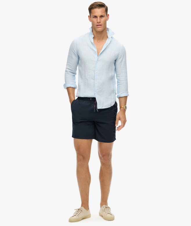 Premium Embroidered 17-inch Swim Shorts