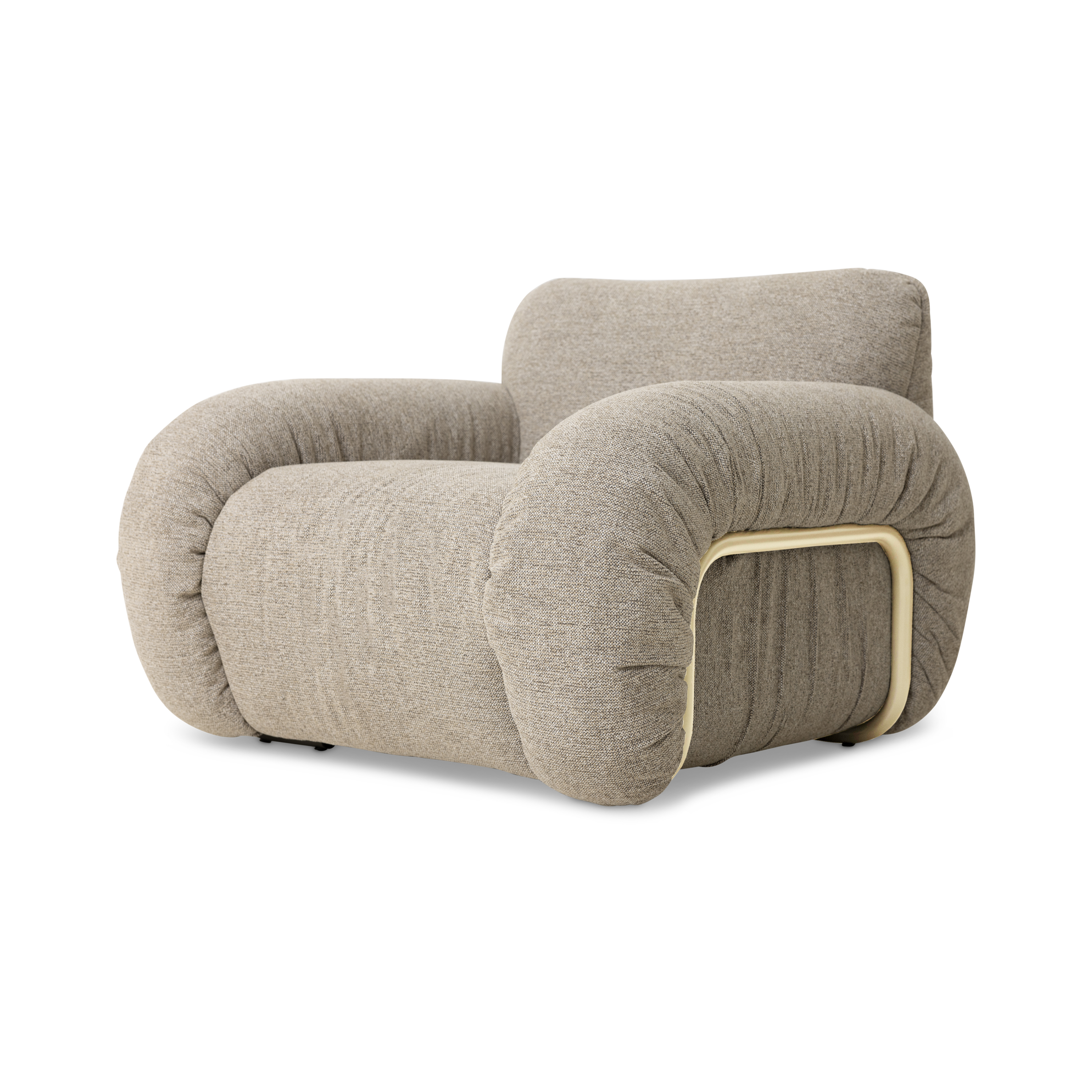 HKliving Arc Lounge Fauteuil Sneak - Beige