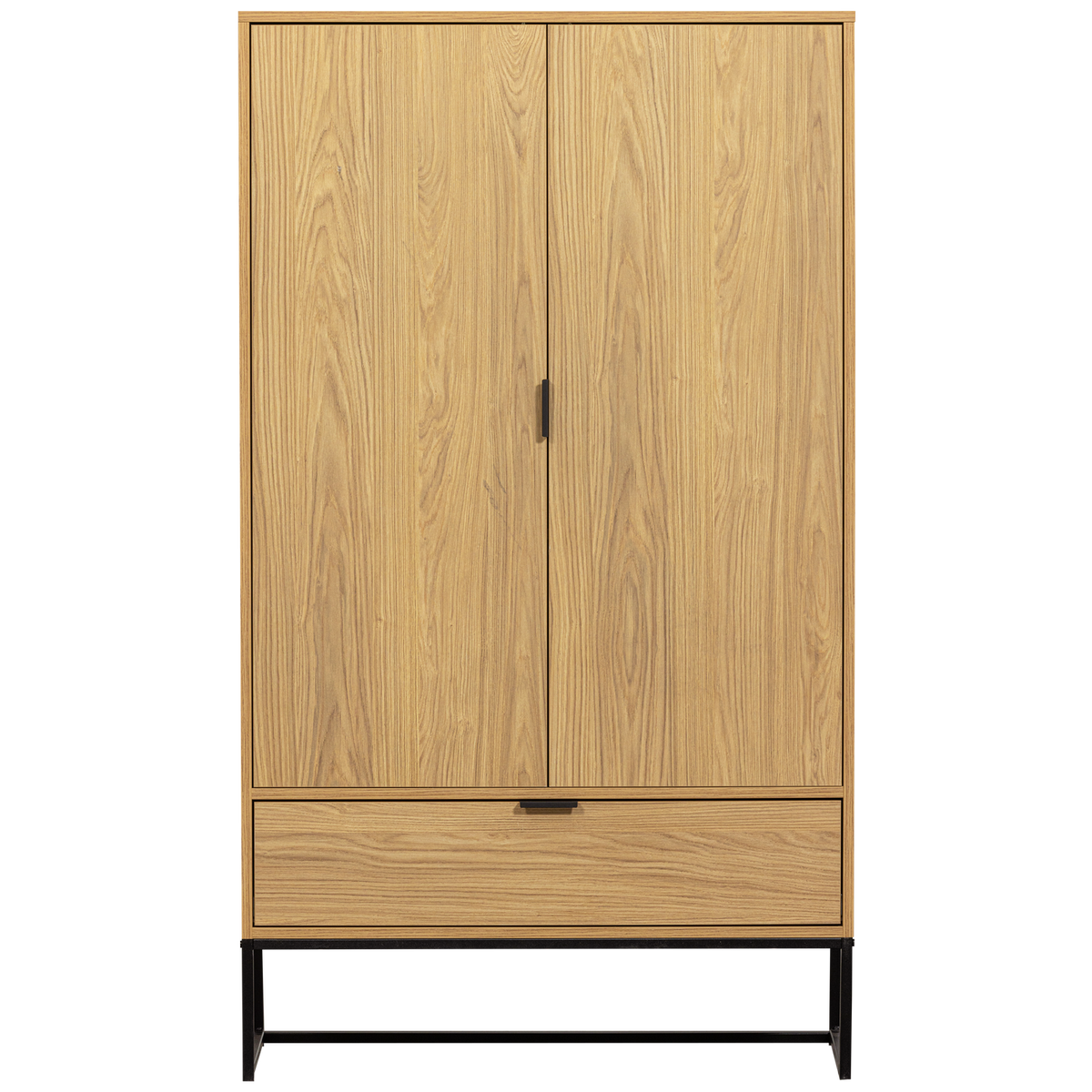 WOOOD 2-deurs kast Silas - Eiken - Melamine - 149x85x36