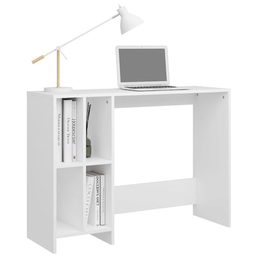 NNEVL Notebook Desk White 102.5x35x75 cm Chipboard