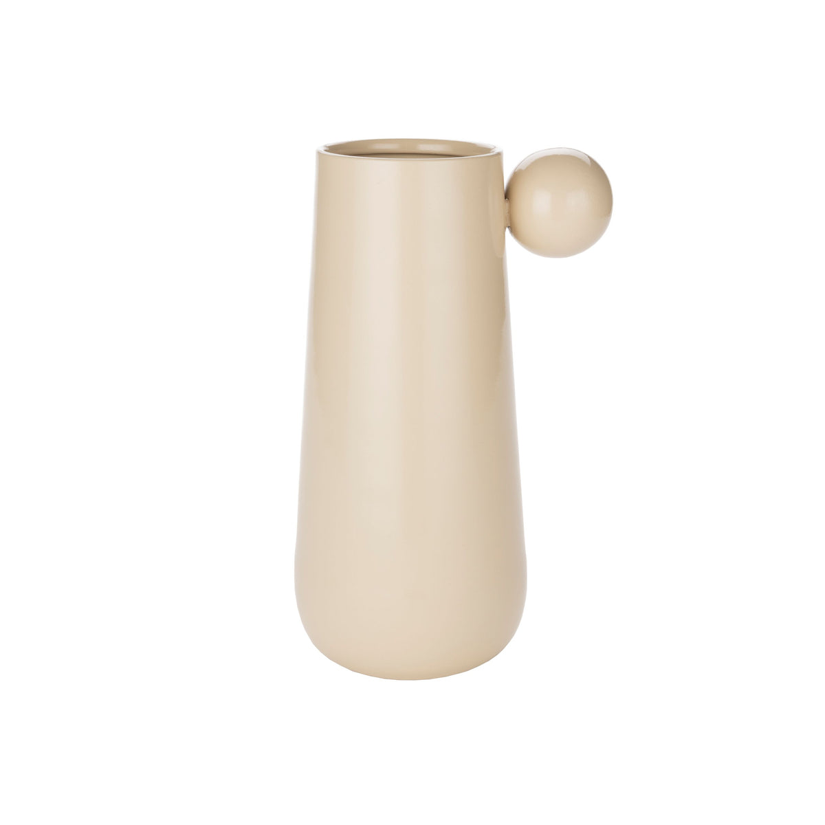 Dutchbone Dot vaas L beige