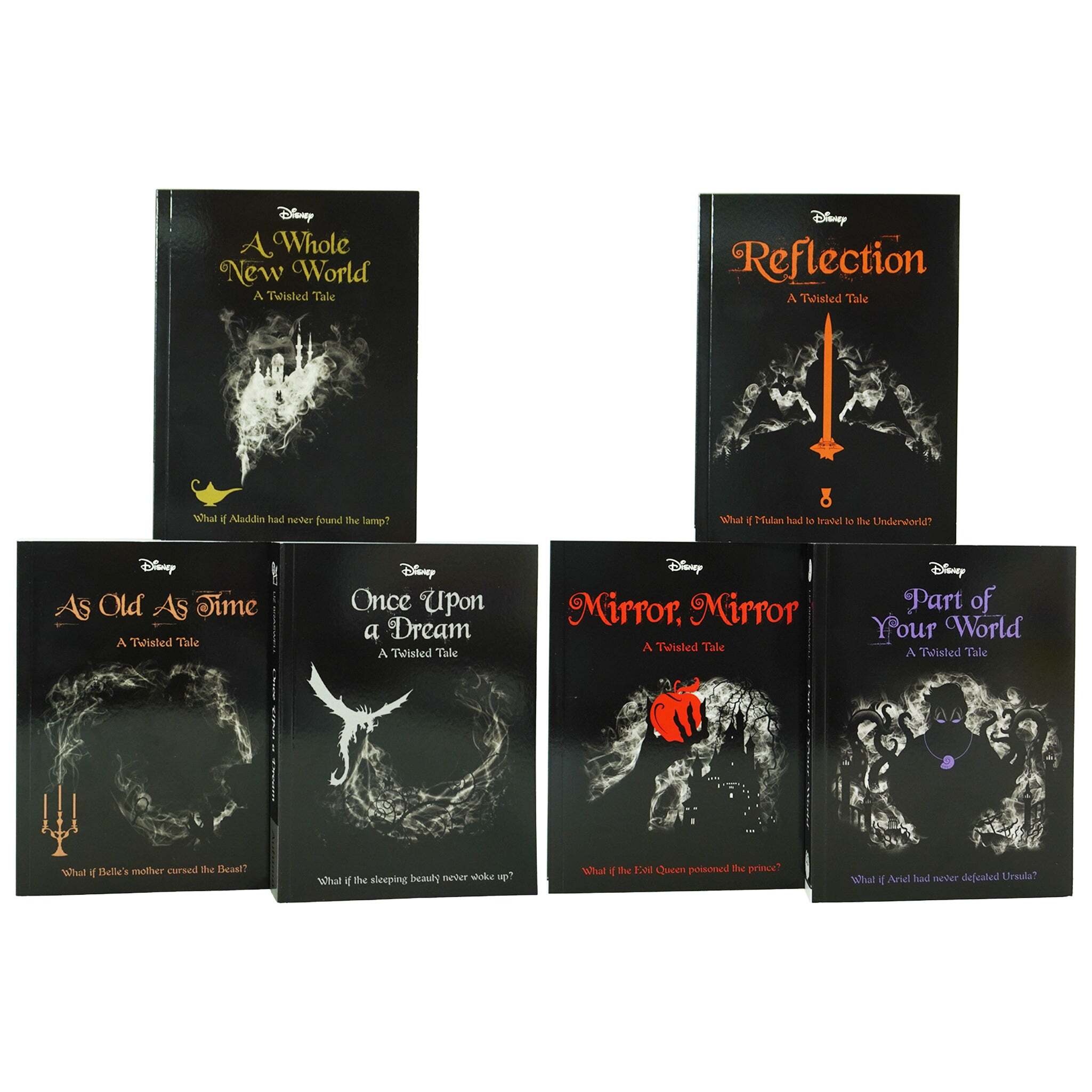 Disney Twisted Tales Vol. 1 & 2 Collection 6 Books Set by Liz Braswell - Ages 10-13 - Paperback