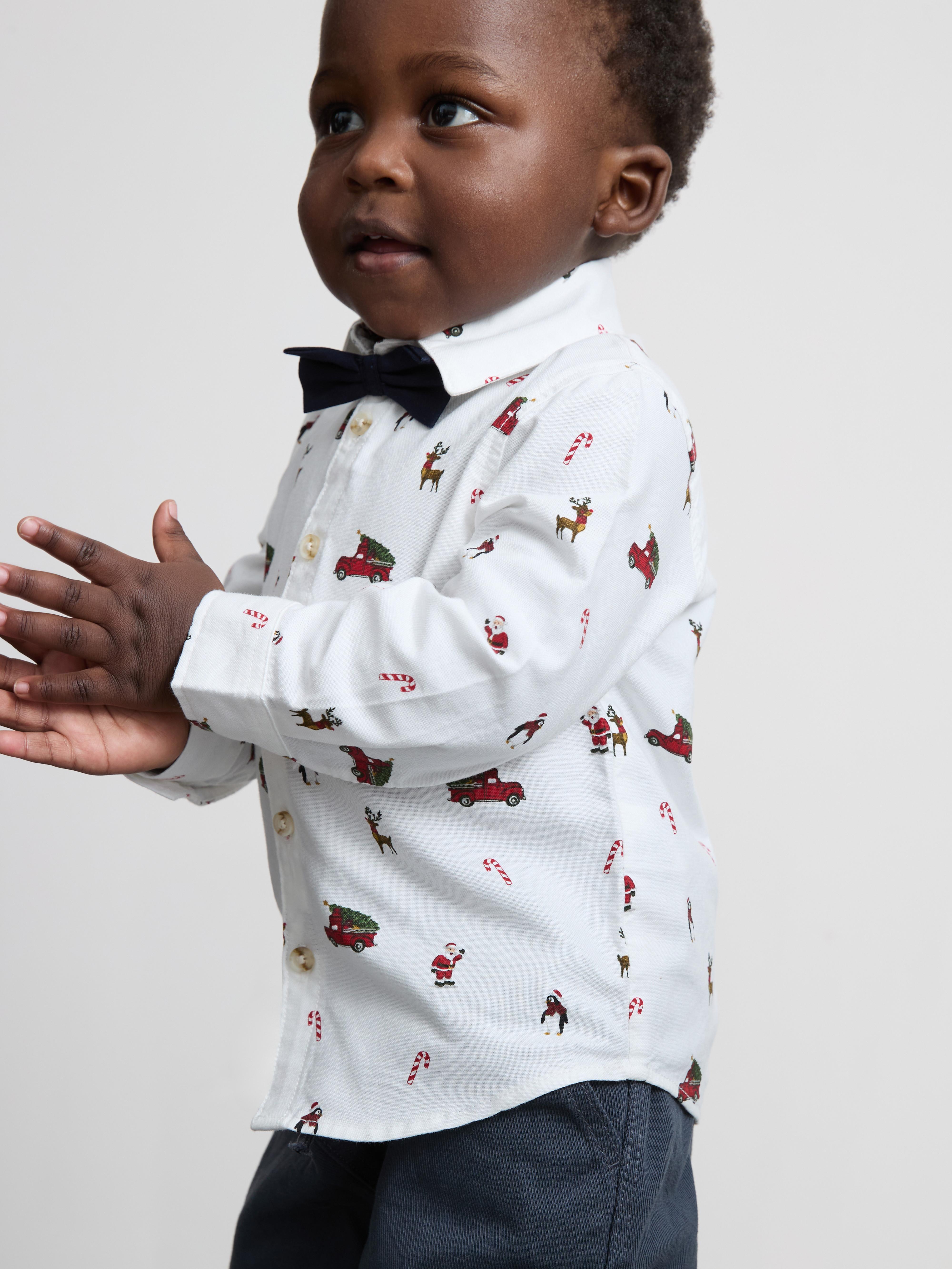 0-36mths | Bow Tie Christmas Shirt