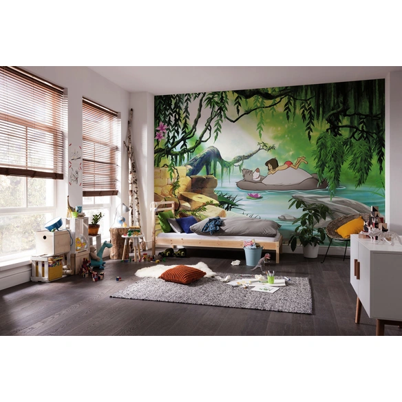 Papiertapete »Swimming with Baloo«, Breite: 368 cm, inkl. Kleister