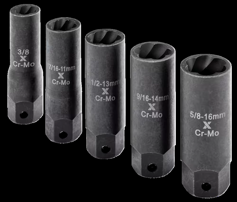 MAXIMUM 3/8-in Drive Impact Bolt Remover, 5-pc