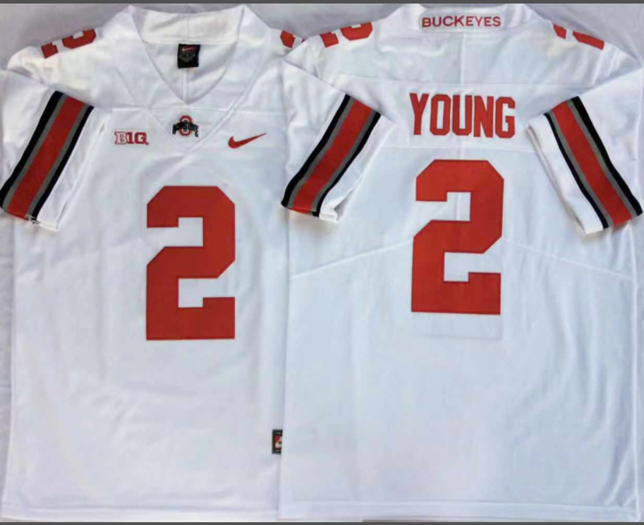 YOUNG NCAA Ohio State Buckeyes Nike Vapor Limited Jersey